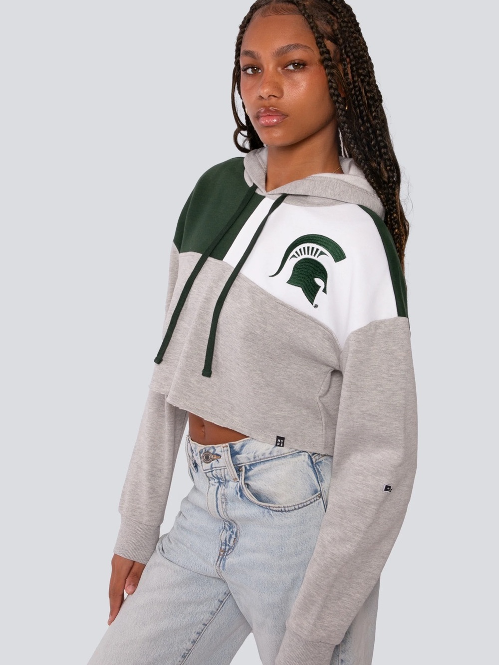 Michigan State Color-Block Hoodie - Picture 3 of 4